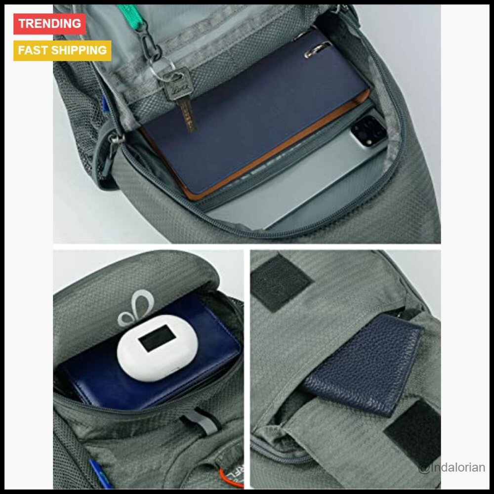 Packable Sling Backpack Daypack Adjustable Water-… - image 6